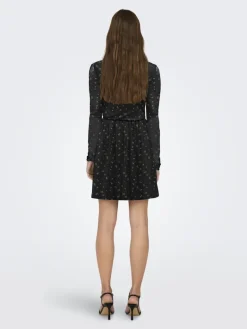 ONLERICA L/S HIGH NECK DRESS JRS NOOS black2