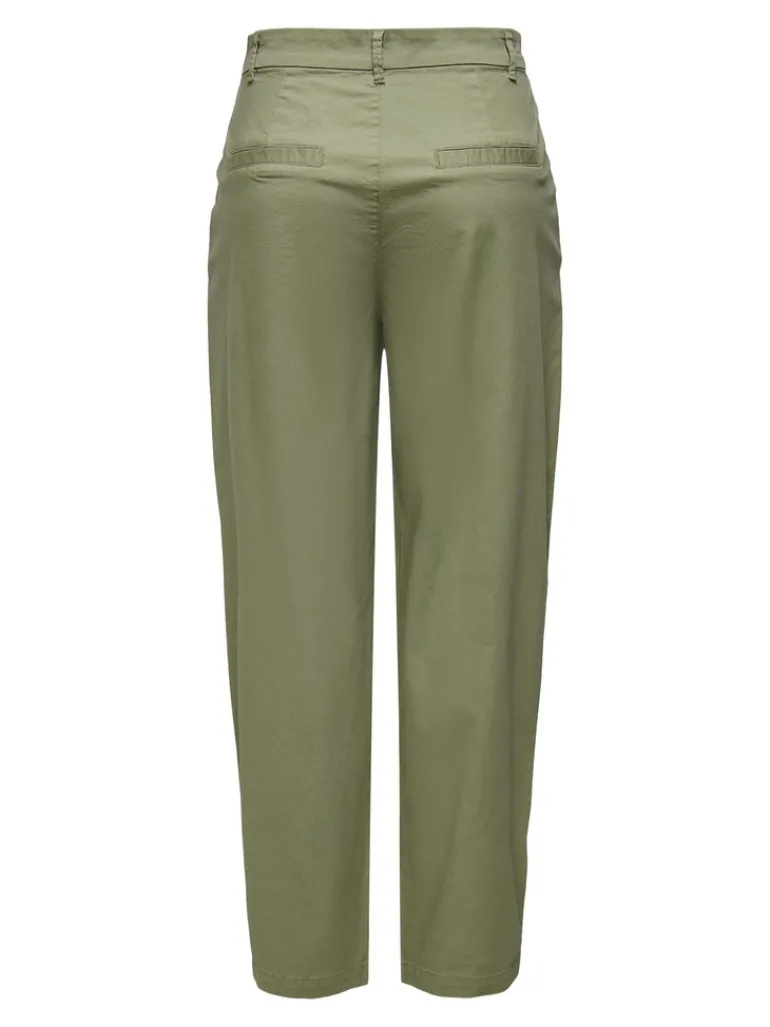 ONLEVELYN HW LOOSE PLEAT CHINO PNT aloe