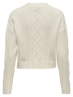 ONLFIA LS STRING CARDIGAN KNT NOOS whitecap gray