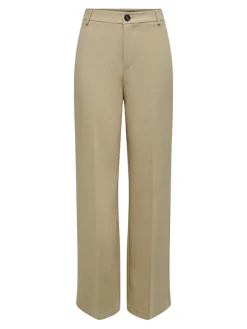 ONLFLAX HW STRAIGHT PANT TLR tannin