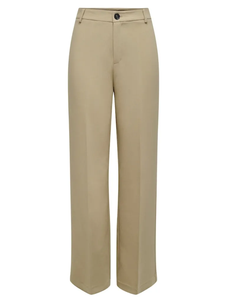 ONLFLAX HW STRAIGHT PANT TLR tannin