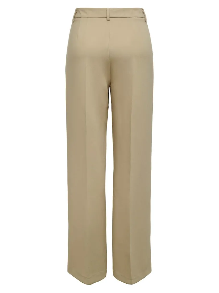 ONLFLAX HW STRAIGHT PANT TLR tannin