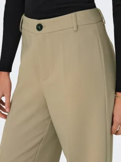 ONLFLAX HW STRAIGHT PANT TLR tannin