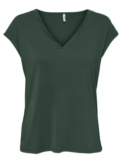 ONLFREE LIFE S/S MOD.V-NECK TOP JRS NOOS sycamore