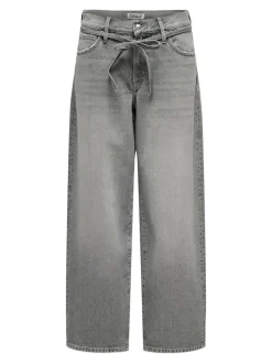 ONLGIANNA MW STRAIGHT DOT757 DNM NOOS medium grey denim
