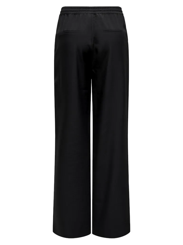 ONLGINNY HW WIDE PULL-UP PANT OY PNT black