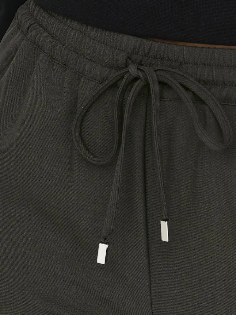 ONLGINNY HW WIDE PULL-UP PANT OY PNT black olive