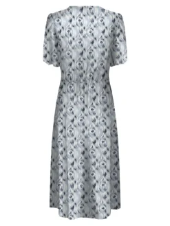 ONLHALIA LIFE S/S MIDI DRESS WVN NOOS faded denim