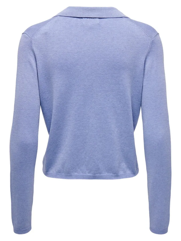 ONLHANNAH LIFE LS POLO NECK KNT grapemist-melange