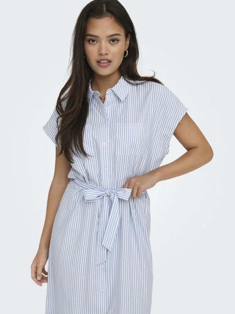 ONLHANNOVER SARAH SS POCKET DRESS cloud dancer