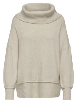 ONLHAZEL LS COWLNECK RP KNT pumice stone