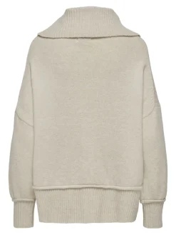 ONLHAZEL LS COWLNECK RP KNT pumice stone