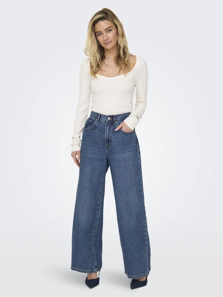 ONLHOPE EX HW WIDE DNM ADD465 NOOS medium blue denim