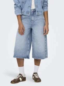 ONLHOPE HW CULOTTE DNM TAI light blue denim