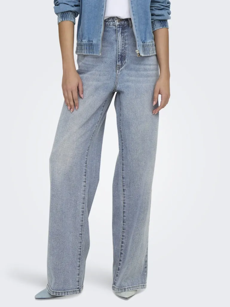 ONLHOPE HW WIDE DNM DNM SIJ BOX light blue denim