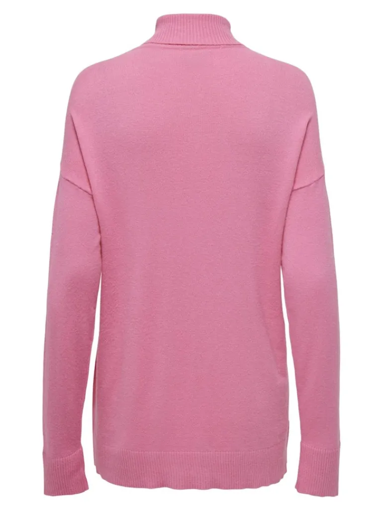 ONLIBI LS LONG ROLLNECK CC KNT azalea pink