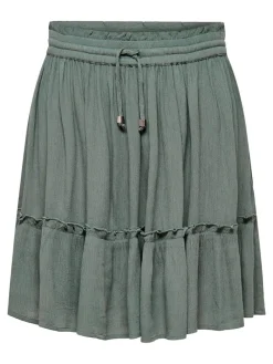 ONLIBIZA LIFE SHORT SKIRT WVN NOOS balsam green