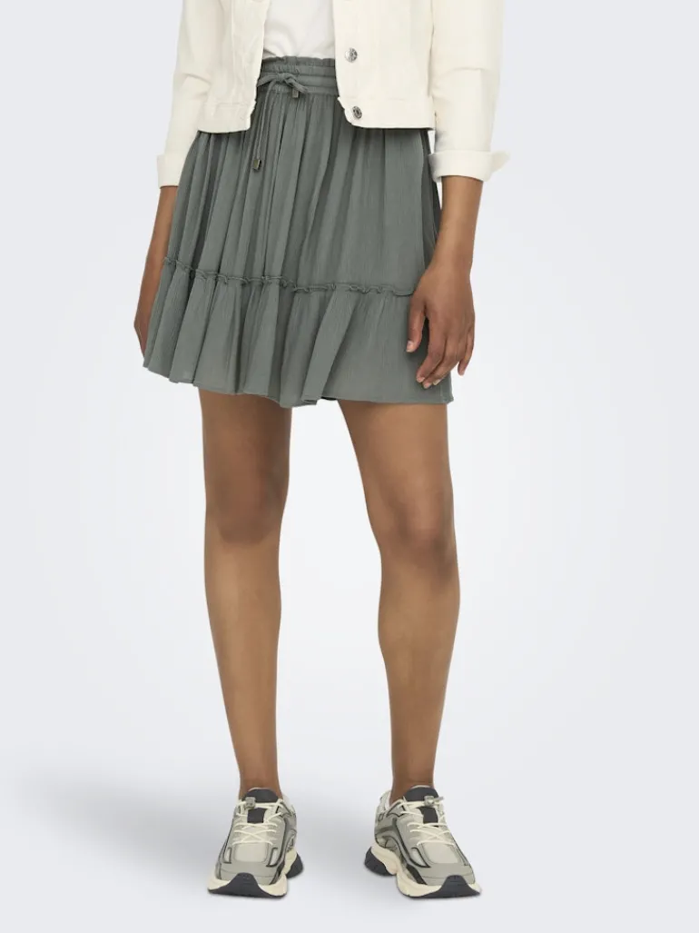 ONLIBIZA LIFE SHORT SKIRT WVN NOOS balsam green