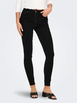 ONLICONIC HW SK LONG ANK DNM NOOS black denim