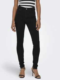ONLICONIC HW SK LONG ANK DNM NOOS black denim