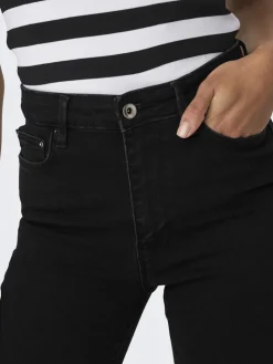 ONLICONIC HW SK LONG ANK DNM NOOS black denim