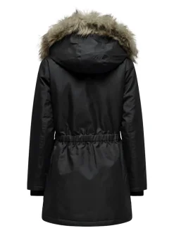 ONLIRIS FUR WINTER PARKA LIFE CC OTW black