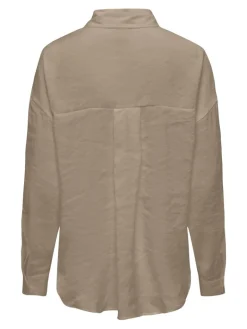ONLIRIS L/S MODAL SHIRT LIFE NOOS WVN silver mink