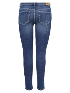 ONLISA4 ZIP REG SKINNY ANA230 NOOS dark blue denim