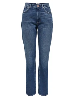 ONLJACI MW STRAIGHT DNM CRO209 NOOS medium blue denim