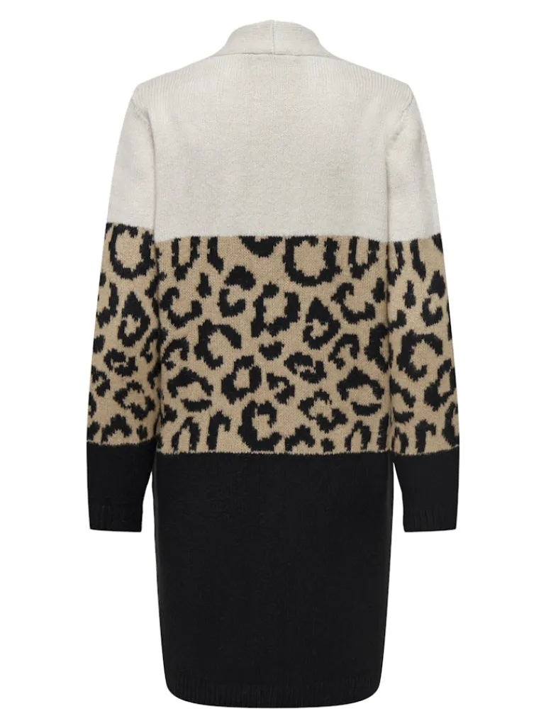 ONLJADE ANIMAL LS CARDIGAN KNT NOOS moonbeam