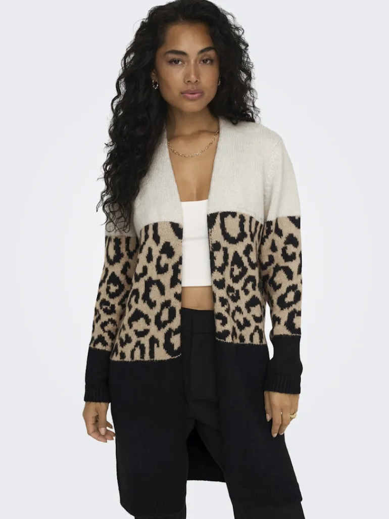 ONLJADE ANIMAL LS CARDIGAN KNT NOOS moonbeam