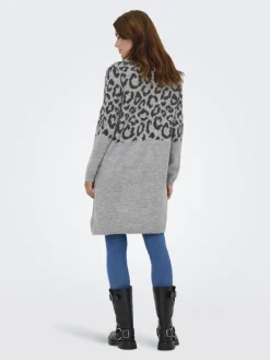 ONLJADE ANIMAL LS CARDIGAN KNT NOOS light grey melange