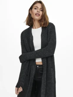 ONLJADE L/S CARDIGAN KNT NOOS dark grey melange