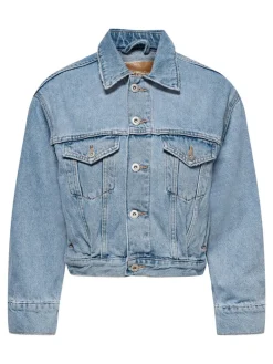 ONLJAGGER PLEAT DNM JACKET light blue denim
