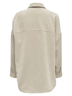 ONLJANINE-RAI OVS CORD SHACKET PNT 2 oxford tan