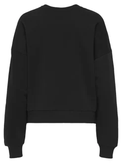 ONLJENNA L/S O-NECK EMB. BOX SWT black