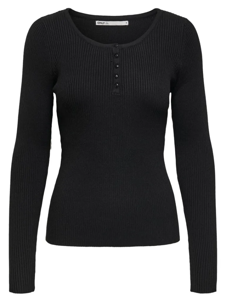 ONLJILL LIFE L/S PULLOVER KNT black