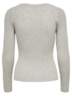 ONLJILL LIFE L/S PULLOVER KNT light grey melange
