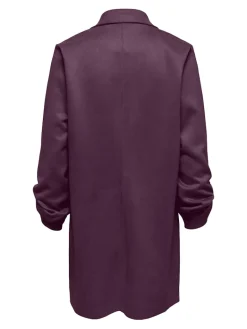 ONLJOLINE FAUX SUEDE COAT LIFE CC OTW mauve wine