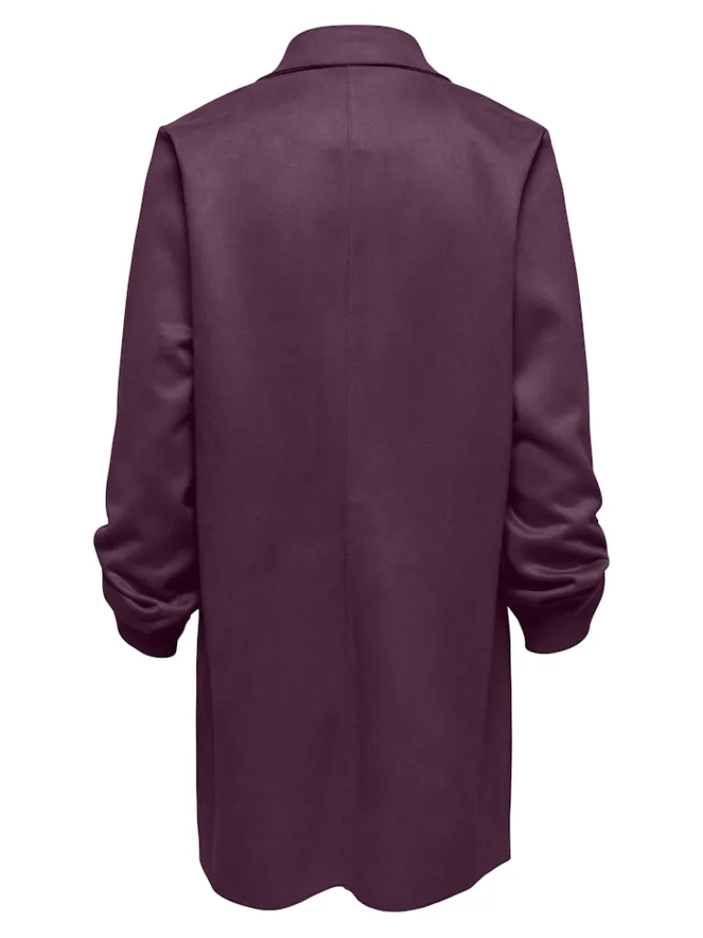 ONLJOLINE FAUX SUEDE COAT LIFE CC OTW mauve wine