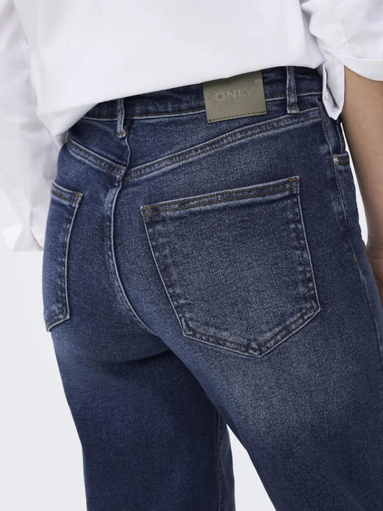 ONLJUICY HW WIDE DNM REA398 NOOS dark blue denim