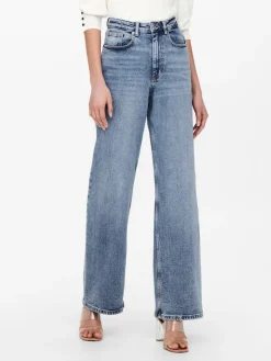 ONLJUICY HW WIDE LEG DNM REA365 NOOS medium blue denim