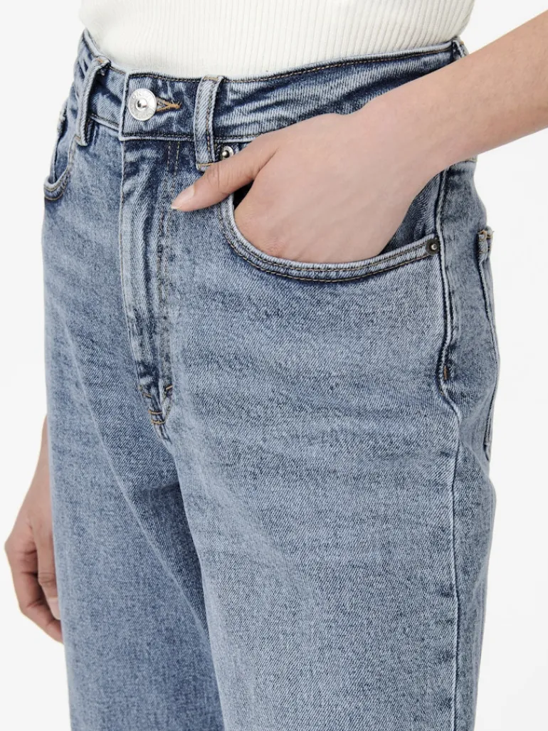 ONLJUICY HW WIDE LEG DNM REA365 NOOS medium blue denim