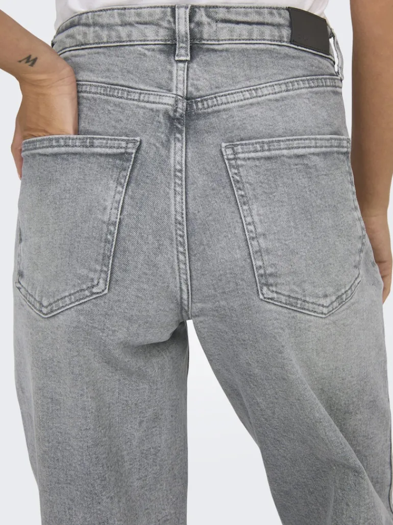 ONLJUICY HW WIDE LEG DNM REA707 NOOS medium grey denim