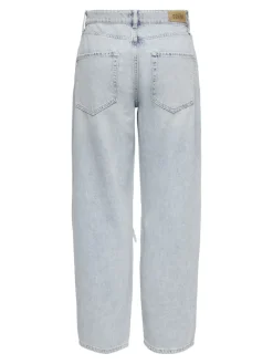 ONLJULIET HW BOYFRIEND CA JNS DOT light blue denim