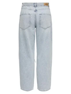 ONLJULIET HW BOYFRIEND CA JNS DOT light blue denim