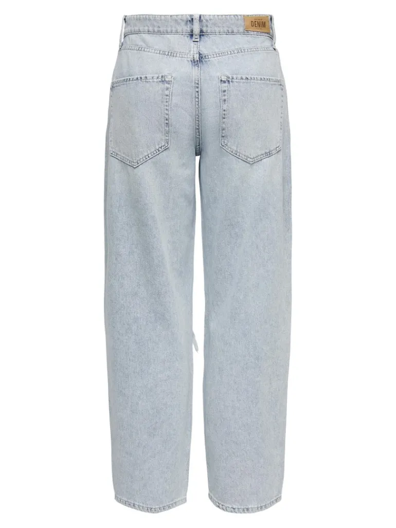 ONLJULIET HW BOYFRIEND CA JNS DOT light blue denim