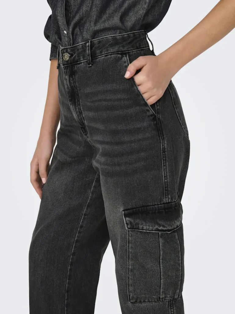 ONLJUNE HW CARGO DNM DOT117 washed black