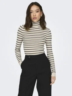 ONLKAROL L/S ROLLNECK PULLOVER KNT NOOS whitecap gray