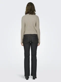-ONLKATIA LIFE LS BUTTON CARDI KNT NOOS mocha meringue